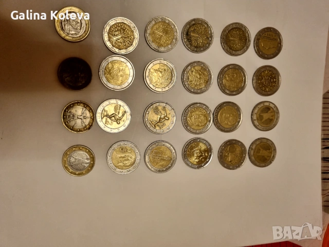 Продавам редки евро монети, снимка 2 - Нумизматика и бонистика - 54221015