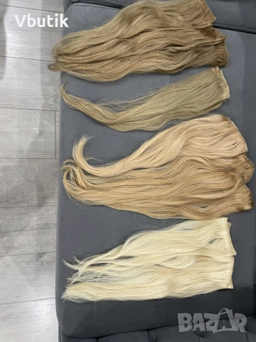 екстеншъни естествена коса , снимка 3 - Продукти за коса - 55459487