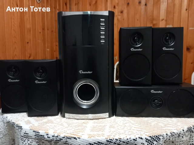 thunder THS-C531S 5.1 система дом.кино, снимка 2 - Аудиосистеми - 54182312