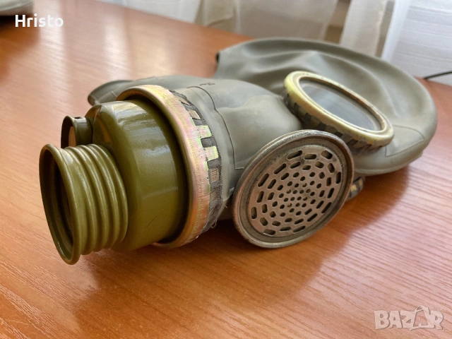 Рядък български противогаз ШМ-41М, пълен комплект, снимка 2 - Колекции - 54199579