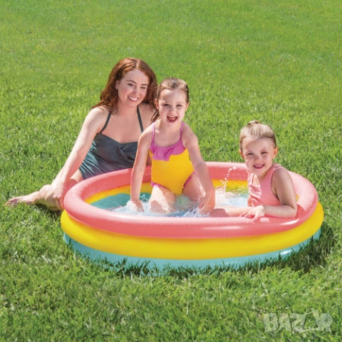 Детско басейнче 114х25см ИНТЕКС / Детски басейн за двор Intex, снимка 2 - Надуваеми играчки - 54347153