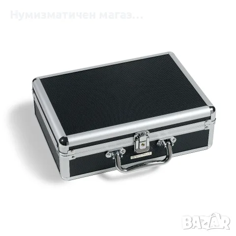 Алуминев куфар с 6 табли CARGO S6 за 120 монети - Leuchtturm , снимка 2 - Нумизматика и бонистика - 55321170