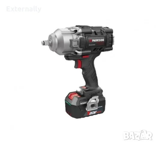 Акумулаторен ударен гайковерт PARKSIDE Performance 20V – Brushless, гаранция