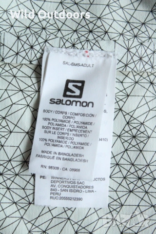 SALOMON - мъжка ветровка мембрана за бягане, катерене, колоездене, размер М, снимка 6 - Спортни дрехи, екипи - 54430103