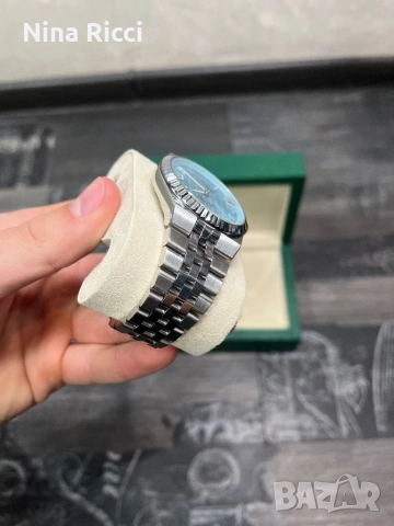 Продавам мъжки часовник Rolex Land-Dweller Ice Blue, снимка 7 - Мъжки - 54403530