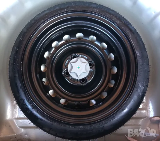ОЕМ резервна гума патерица Nissan Micra К13 Крик ,Ключ ,Кука, снимка 2 - Гуми и джанти - 54693892
