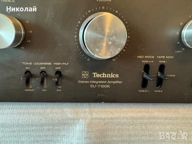 TECHNICS SU 7100K УСИЛВАТЕЛ ЗА РЕМОНТ , снимка 4 - Ресийвъри, усилватели, смесителни пултове - 54754156