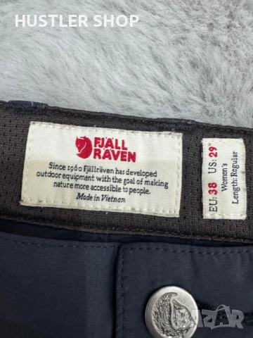 Дамски туристически панталон FJALL RAVEN. Размер 38/S, снимка 6 - Панталони - 54477116