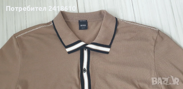 Hugo Boss Pima Cotton Pique  Slim Fit Mens Size 2XL НОВО! ОРИГИНАЛ! Мъжка Тениска!, снимка 6 - Тениски - 54645154