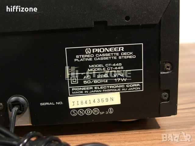 ДЕК   Pioneer ct-445 , снимка 8 - Декове - 54329116
