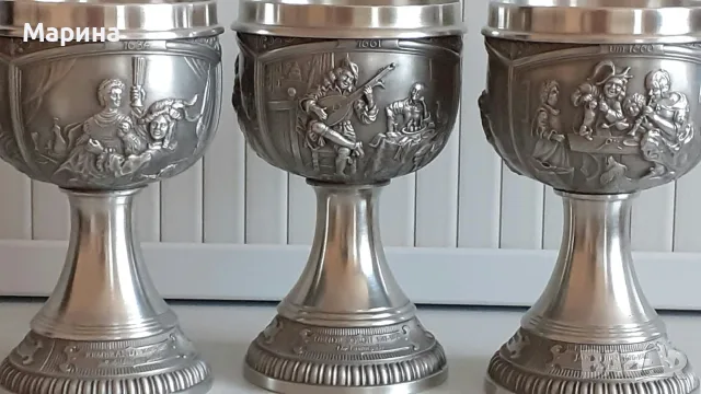 Чаши от калай 150 мл. Antik*Vintage#66, снимка 13 - Антикварни и старинни предмети - 48489621