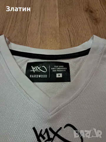 K1X бяла тениска #M, снимка 4 - Тениски - 55426891