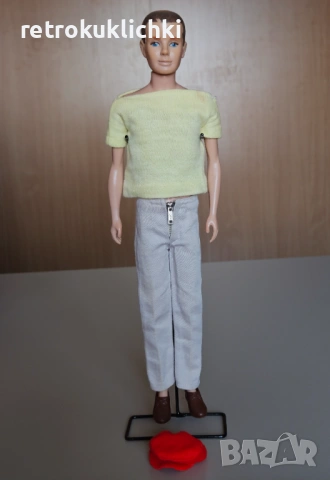 Винтидж кукла Кен от 60-те, рядък модел Brownette Barbie, Барби, снимка 3 - Кукли - 54412912