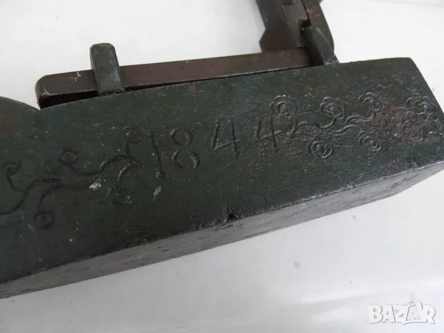  Стара примитивна ютия 1844 г. , снимка 4 - Други ценни предмети - 55351833