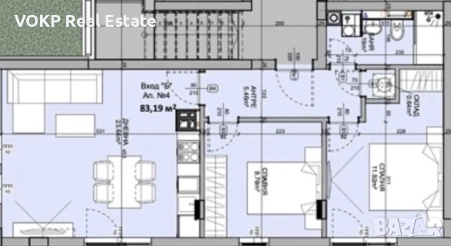 Продава 3-СТАЕН, снимка 3 - Апартаменти - 54944809