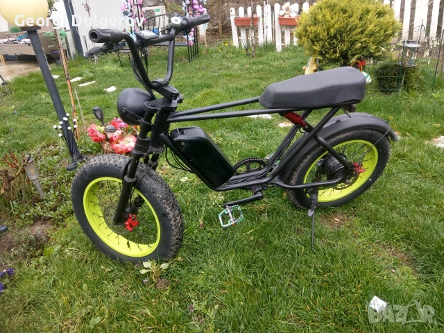 Електрическо колело с дебели гуми