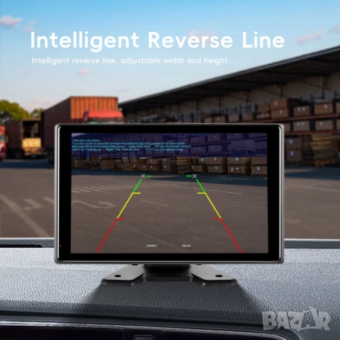 10.1” 4K Монитор с 4 Камери за Камион Бус паркиране Автомобил DVR Парктроник заден ход Нощно Виждане, снимка 8 - Аксесоари и консумативи - 54465135