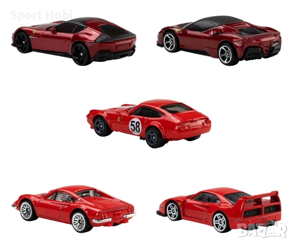 Hot Wheels Ferrari 5 Pack, снимка 3 - Колекции - 51995818
