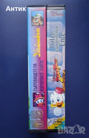 Видеокасети VHS Хотел При Чудното Пате Патешки Истории Съкровището на Изгубената Лампа Чип и Дейл , снимка 2 - Други жанрове - 55046723