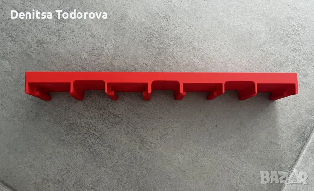 Стенен държач за батерии Milwaukee M18 – 4 места | 3D принтиран , снимка 4 - Винтоверти - 55329819