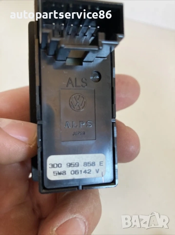 Бутон за прозорец задна дясна врата за Volkswagen Phaeton (2008) 3D0959858E, снимка 2 - Части - 54166490