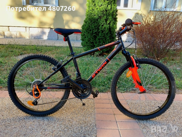 Планинско колело B'TWIN 24" Rockrider 500, снимка 3 - Велосипеди - 54306742