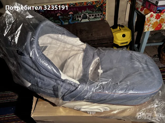 бебешка количка Bexa ultra 3в1 цвят denim, снимка 4 - Детски колички - 55539077
