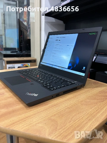 Като нов! Лаптоп Lenovo T480 i5/16GB RAM/256GB SSD, 3 мес. гар.!, снимка 4 - Лаптопи за работа - 54761932
