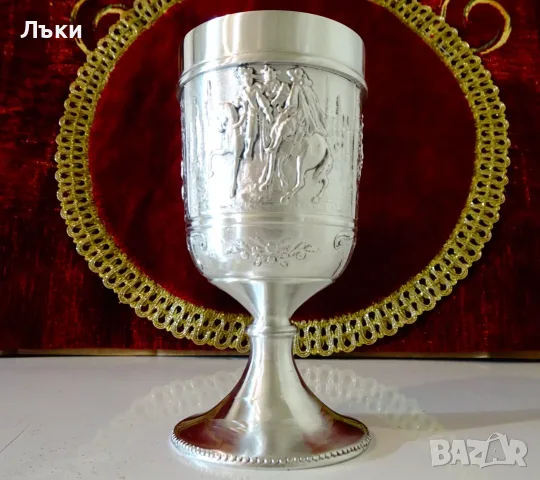 Калаен бокал за вино Тримата мускетари. 