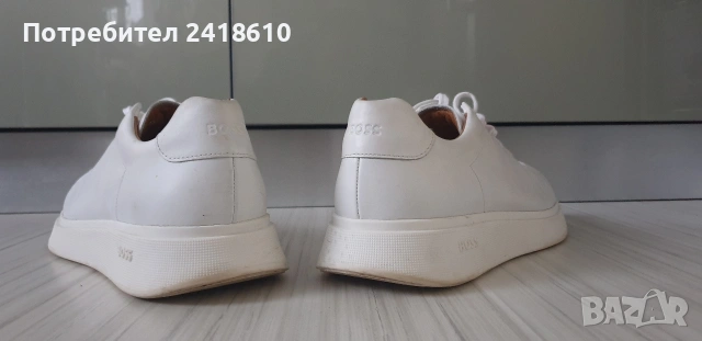 Hugo Boss Leather Mens Size 44/ - 28 см ОРИГИНАЛ! Мъжки спортно - елегантни обувки естествена кожа!, снимка 12 - Кецове - 53585650