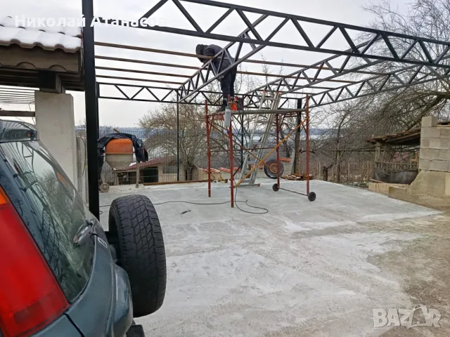 Метална конструкция 36 кв м , снимка 3 - Монтажи - 55397612
