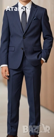 Мъжки костюм Lazarini, снимка 6 - Костюми - 54007912