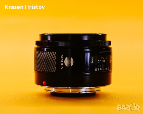 Minolta AF 50mm f/1.7 (Minolta/Sony A-mount), снимка 3 - Обективи и филтри - 54916616