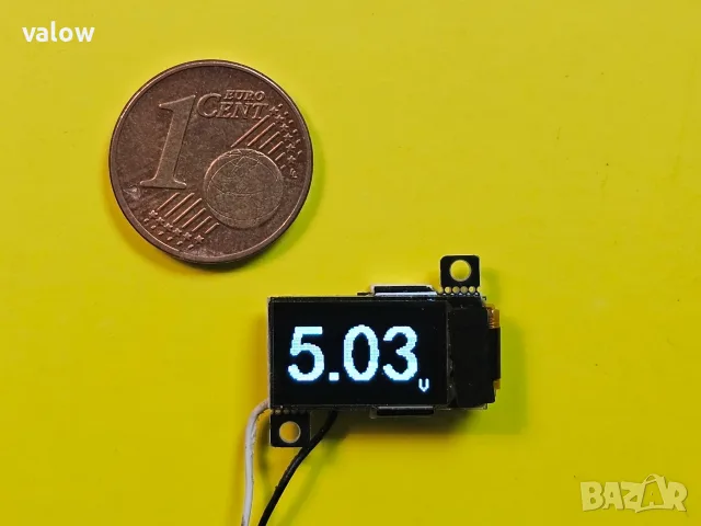 Цифров супер малък волтметър DC 0-30v за кола камион каравана мотор, снимка 3 - Друга електроника - 55643232