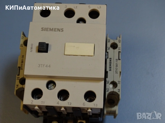 контактор Siemens 3TF4422-0A 24V 50/60Hz 32A Contactor, снимка 8 - Резервни части за машини - 54525793
