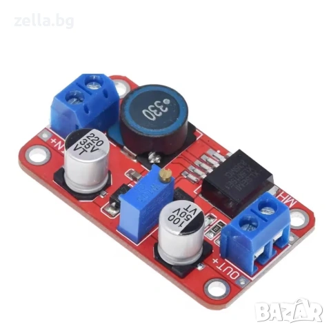 DC-DC Boost конвертор XL6019 5A, 3V-35V към 5V-40V, регулируем за Arduino LED и соларни панели 10391