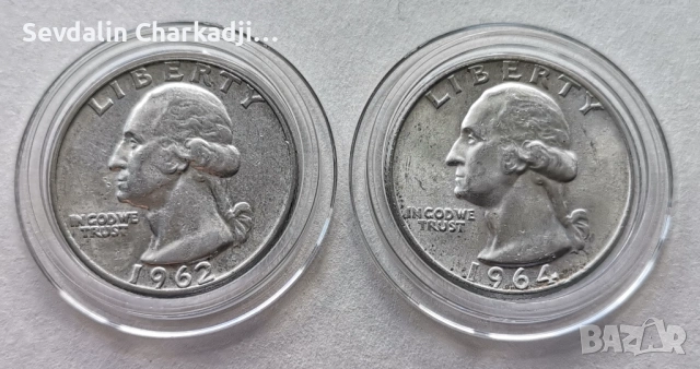 Четвърт долър 1962/64
