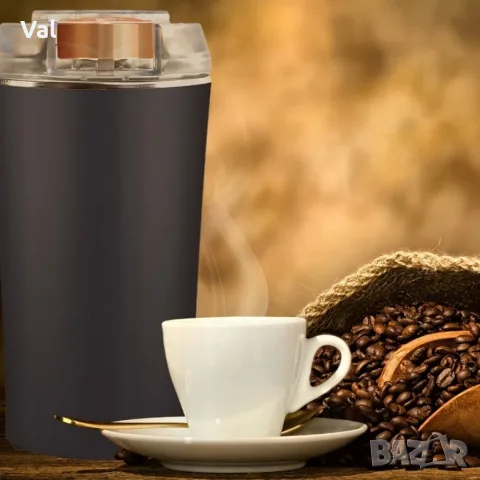 Електрическа Мелачка 3-в-1: За кафе, ядки и подправки, 300W, Неръждаема стомана, снимка 2 - Блендери - 55630569
