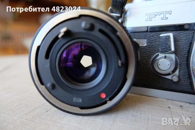 Canon FT QL & Canon FD 50mm F1.8 Lens. Canon FD Mount, снимка 16 - Фотоапарати - 54552274