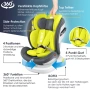 Детско столче за кола с ISOFIX, завъртащо се на 360°, снимка 4