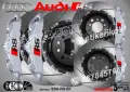 Audi RS надписи за капаци на спирачни апарати стикери, снимка 3