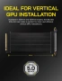 EZDIY-FAB PCIe 5.0 X16 Riser гъвкав кабел за вертикален монтаж на Видео карти 30см, снимка 8
