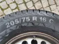 2бр БУСОВИ гуми CONTINENTAL VANCO WINTER2 205/75/16С, снимка 6