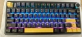 Механична гейминг клавиатура Gaming Aula F75 Black, Hotswap RGB Gasket, Wireless, снимка 5