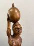 Ръчно резбована африканска дървена статуя. №8099, снимка 8