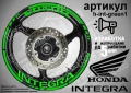 Honda Integra кантове и надписи за джанти, снимка 5