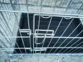 метална сгъваема клетка за куче 77x54x63см за транспорт и стационар, снимка 2