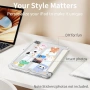 Нов Кейс за iPad Air 13 M4 M3 M2 iPad Pro 12.9 прозрачен калъф защита таблет Айпад, снимка 7