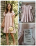 Розова лятна рокля памучна материя MADE IN ITALY , снимка 1