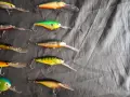 Комплект 10 бр. воблери – 4x Rapala, 3x Salmo, 3x Bassdream, снимка 2